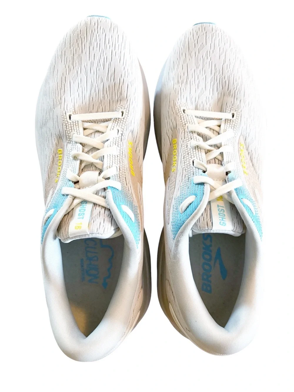 Brooks Ghost 16 Running‎ shoe Coconut Château Grey size 9 outdoors gym trainer